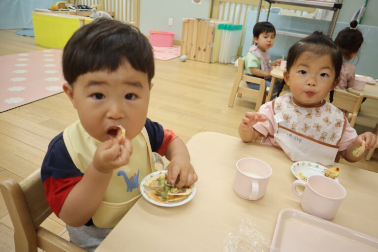 ピーマン出来た！（1歳児）