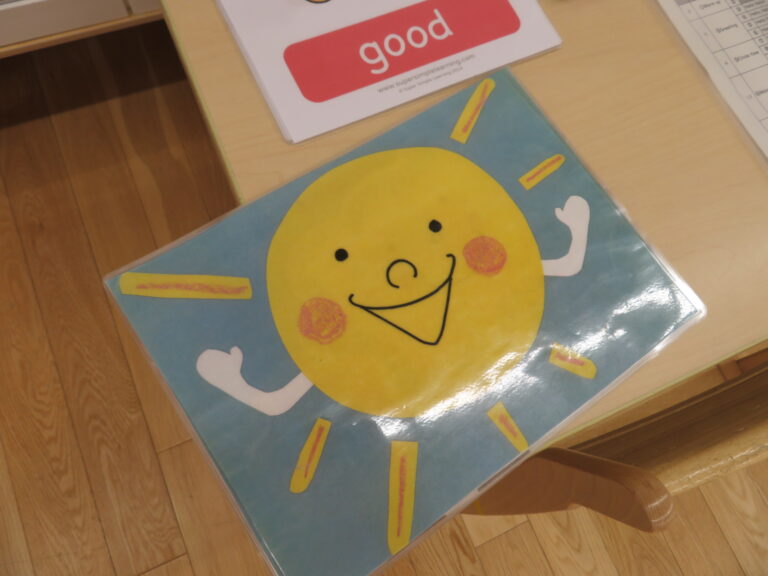 How is the weather today ？（３歳児）