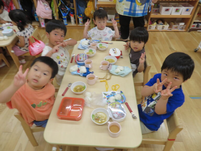 お弁当作り、再び！（３歳児）