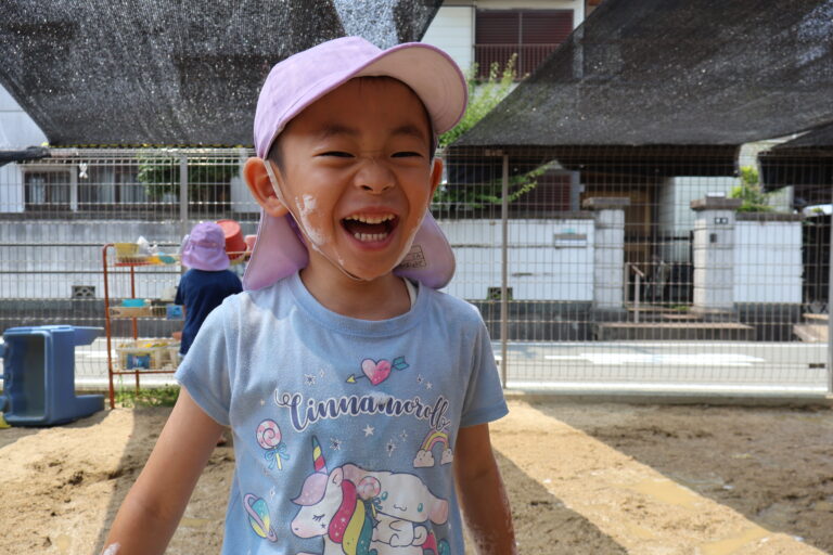 水遊びスタート♪(5歳児)