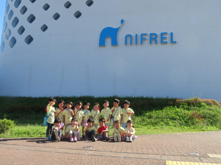 ニフレルへ遠足に行こう！①（３歳児）