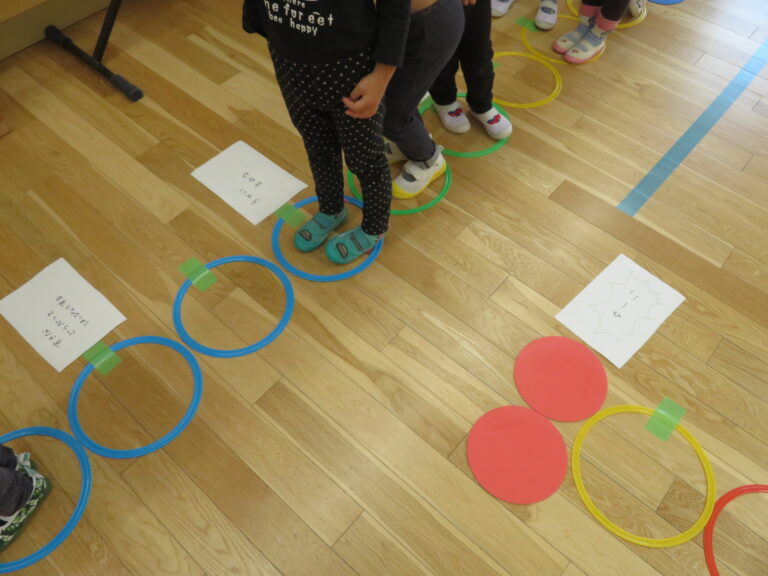 人間すごろくゲーム（３歳児）