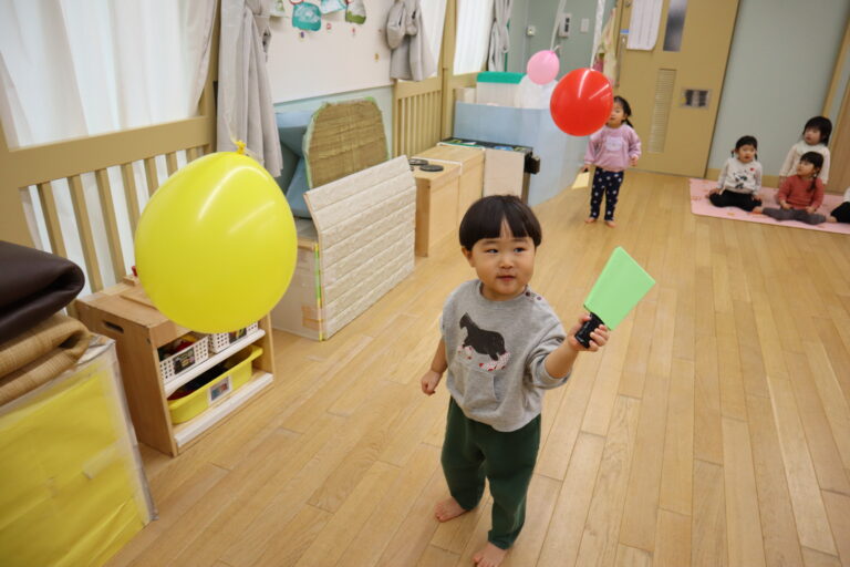 明けましておめでとうございます！（1歳児）