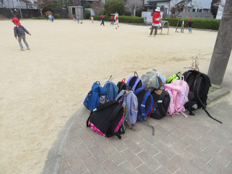 遠足の前に‥（３歳児）