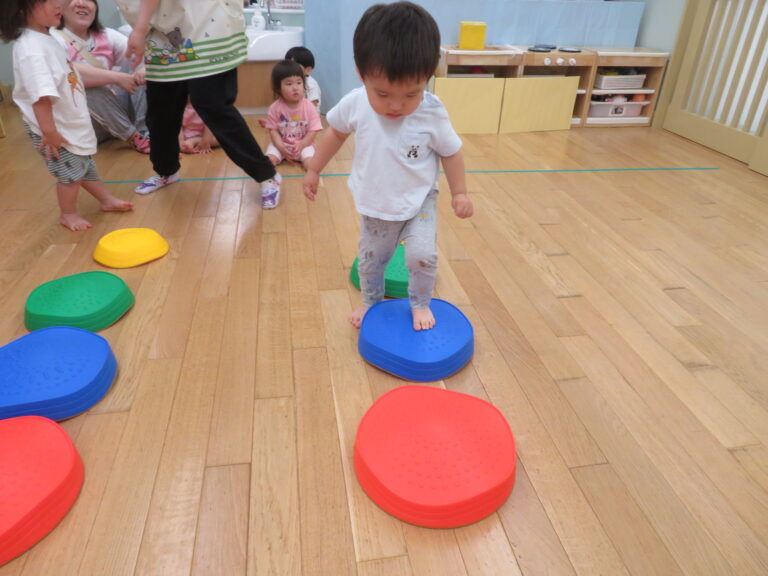 ルールのある運動遊び（１歳児）