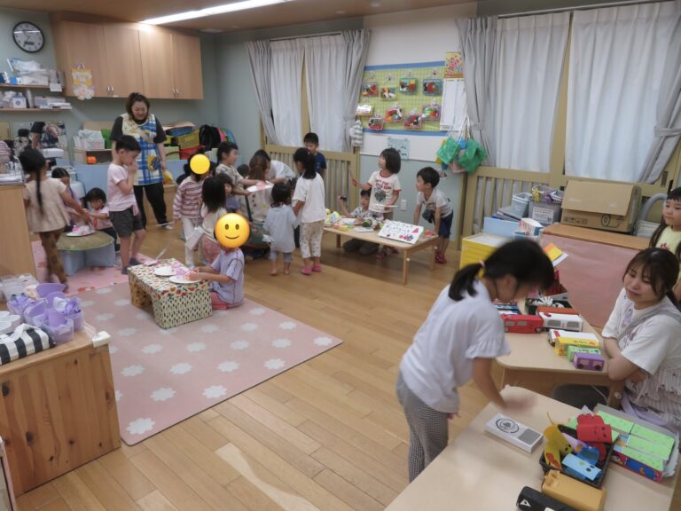 「もっと遊びたい」（１歳児）